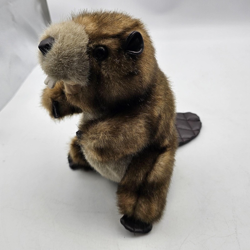Mary‎ Meyer 1990 Beaver Plush Stuffed Animal Toy Small Brown Soft Washable Cute